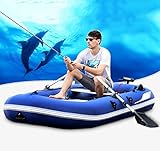 Aufblasbares Kajak, Aufblasbares Kajak 2-3 Personen Schlauchboot Faltbares PVC Aufblasbares Kanu...