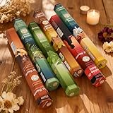 SKUTZTEK Räucherstäbchen Set, 120 Sticks(6 Boxen je 20 Stück) Intensiver Duft und Lange...