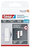 tesa Powerstrips Tapete&Putz - doppelseitige Klebestreifen für Tapete und Gips -...