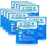 com-four® 10x Mehrfach-Kompresse 14 x 13 cm für Warm und Kaltkompressen, Kühlpads - Kühlpack...