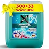 VERY® Universal Waschmittel Flüssig Gel [10L KANISTER] - Flüssigwaschmittel für Helle, & Dunkle...