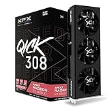 XFX Speedster QICK308 Radeon RX 6650XT Ultra Gaming Grafikkarte mit 8GB GDDR6 HDMI 3xDP, AMD RDNA™...
