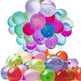 Xlawsfly Wasserbomben 333 Stück, Schnellfüller Selbstschließend Wasserballons Magic Balloons 9...