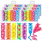 YSWOVUO Textmarker Mini, 36 Stück Bonbon Textliner Stifte für Kinder Schüler-6 Farben, Lustige...