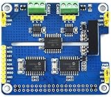 Isolierte 2-Kanal-CAN-Bus-Erweiterungshatplatine für Raspberry Pi 5/4B/3B/Zero/Zero W/Zero...