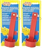 Living World Trinkflaschenhalter aus Metall, mit Kauschutz, 7 x 22cm, fur Nagertraenken bis 450ml, 1...