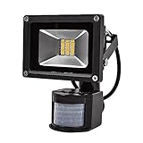 Greenmigo 20W SMD Fluter mit Bewegungsmelder LED Strahler Warmweiß warmweiss Licht IP65 Wasserdicht...