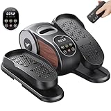 MERACH Untertisch Elektrischer Crosstrainer, Mini Ellipsentrainer mit gebogenem Großdisplay &...