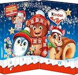 kinder Mix Tisch-Adventskalender – Adventskalender mit leckeren Schokoladen-Spezialitäten – 1...