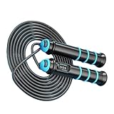 Ruarby Digitales Zählen, abnehmbares Springseil, gewichtetes Springseil mit rutschfestem Griff,...