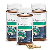 Sanct Bernhard Grünlippmuschel-Kapseln hochdosiert 500mg/Kapsel, Qualität aus deutscher...