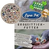 Lyra Pet® 25 kg Großsittichfutter Alleinfutter Ziervögel Vogelfutter Großsittiche...