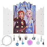 Disney Frozen Adventskalender 2022 Kinder Schmuck Adventskalender 24 Charms Armband und Halskette...
