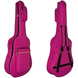 MINGZE 41 Zoll Gitarrentasche,Gitarren Gig Taschen,Plus Baumwolle Dicke wasserdichte verstellbare...