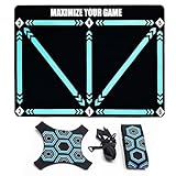 Fußball Trainingsmatte – rutschfeste Trainingsmatte Fußballmatte Fussball Fußball Schritt...