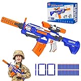 Elektrische Spielzeug Pistole für Kinder - VATOS Automatisch Blaster Gun Sniper 100 Darts mit Scope...