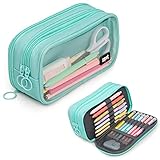 ZIPIT Half & Half Federmäppchen | Großes Mäppchen für Schule und Büro | Etui, Kosmetiktasche...