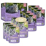 Bozita Nassfutter Senior 8+ Häppchen in Sauce mit Fleisch - 12x85g Portionsbeutel getreidefreies &...