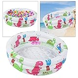 Generic Inflatable Swimming Pool for Kids, Cartoon Dinosaur Pattern Round PVC Baby Bathtub, with...