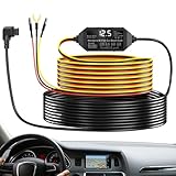 Car Dash Camera Hardwire Kit - 3 Drahtladerkabel, Typ C Netzteil | Niedrige Schutzkabelspannung...
