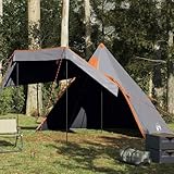 Homgoday Tipi-Campingzelt 5 Personen Trekkingzelt Familienzelt Wasserdicht Campingzelt Zelt für...