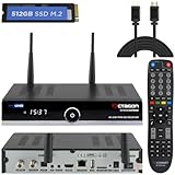 OCTAGON SF8008 UHD 4K Supreme Twin Sat Receiver + 512GB Festplatte INTERN + NONIC HDMI Kabel, 2X...