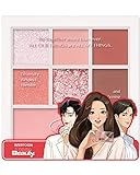 AMTS x True Beauty Edition Koreanische Make-up-Lidschatten-Palette Metallic-Mattschimmer Lang...