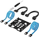 SABRENT 2X 2,5” HDD/SSD zu 3,5” Einbaurahmen, Festplatten-Einbaurahmen Montage-Kit adapter,...