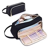 KALIDI Federmäppchen, Etui Große Kapazität 2 Fach Federtaschen Unisex Mäppchen Stiftetasche...