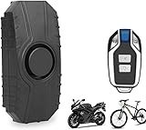 MIOLOE Motorrad Alarmanlage, Anti-Diebstahl Fahrrad Alarm 113dB Laute Vibration Sensing Wireless...