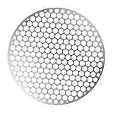 Rundgrill Rost, Grillnetz für Herd | Rostfreier Stahlrunde Drahtgrillregal - Camping -Kochgeschirr,...