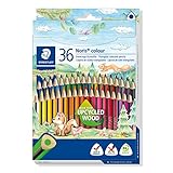STAEDTLER Buntstifte Noris colour, ergonomisches Dreikantformat, rutschfeste Soft-Oberfläche, hohe...