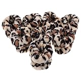 MAGICLULU Tiger Muster Waschtuch Armband 8 Stück Weiches Saugfähiges Make Up Armband für Frauen...