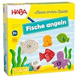 HABA Fische Angeln – Meine ersten Spiele – Angelspiel aus Holz für Kinder ab 2 Jahren –...