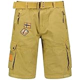 Geographical Norway Herren Paintball Men Bermudas, Mastic,