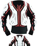 Texpeed - Kinder Motorradjacke Motocross jacke mit Rückenprotektor für sportliche Aktivitäten -...