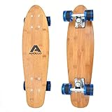 Apollo Fancy Skateboard, Vintage Mini Cruiser | Komplett, 22.5inch | Mini-Board mit Holz Deck | Mini...