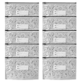 Aufbewahrungsbeutel Aus Aluminiumfolie – 10 Stück Wiederverschließbare Packung | Verschließbare...