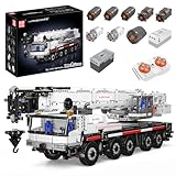 Mould King 17075 MOC Technik Elektrischer Ferngesteuerter Kran APP Technologie LKW Schwerlastkran...