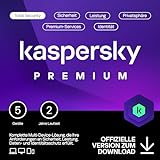Kaspersky Premium Total Security 2024 | 5 Geräte | 1 Jahre | Anti-Phishing und Firewall |...