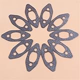 PEGGYLIN 10 teile/los Schalldämpfer Auspuff Dichtung Fit for Husqvarna 240 235 236 235e 240e Benzin...