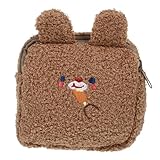 GLEAVI Plüsch Damenbindenbeutel mit Cartoon Motiv Kleine Aufbewahrungstasche für Damenbinden und...