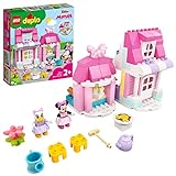LEGO 10942 DUPLO Disney Minnies Haus mit Café, Minnie Mouse Spielzeug zum Bauen ab 2 Jahre,...