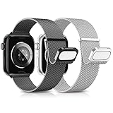 AMSKY 2 Stück Band Kompatibel mit Apple Watch Armband 44mm 40mm 46mm 45mm 42mm 41mm 49mm 38mm, Dual...