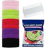 60 Stück Anti Laus Haargummi Set Mit Läusekamm Gegen Kopfläuse Buntes Elastisches Anti Läuse...