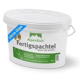 AlpenKalk® Fertigspachtel | Gebrauchsfertig & Atmungsaktiv | Perfekte Haftung | Für glatte & raue...