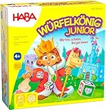 HABA Würfelkönig Junior – Würfelspiel für Kinder ab 4 Jahren – Gesellschaftsspiel für 2-4...