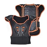 WILDKEN Kinder Motorrad Weste Brustpanzer Racing Guard mit Rückenprotektoren für Riding Skating...