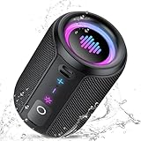 Tiksounds Bluetooth Lautsprecher, Kleine Musikbox Bluetooth 5.4, 15W Kraftvoller Bass, mit 12...