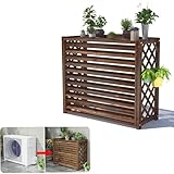 Freistehender Holzzaun für Mülleimer und Garten, dekoratives AC-Gehäuse für Hof und Pool, 100 x...